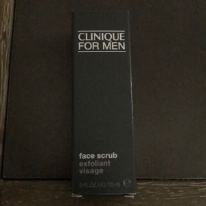 Clinique for men face scrub